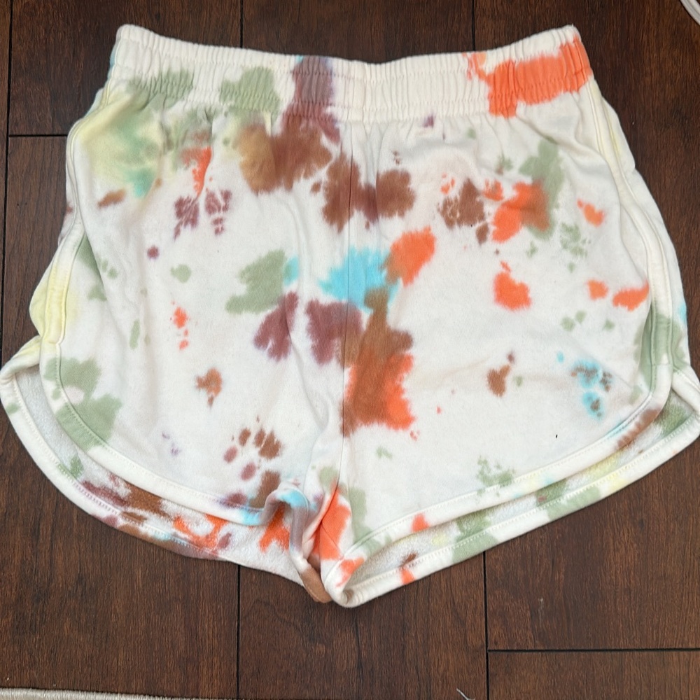Tie dye shorts
